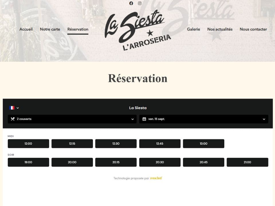 reservation restaurant canet 66