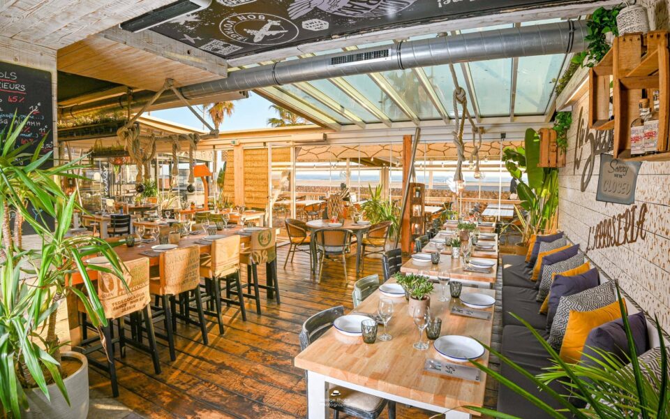 restaurant avec terrasse vue mer à Canet-en-Roussillon