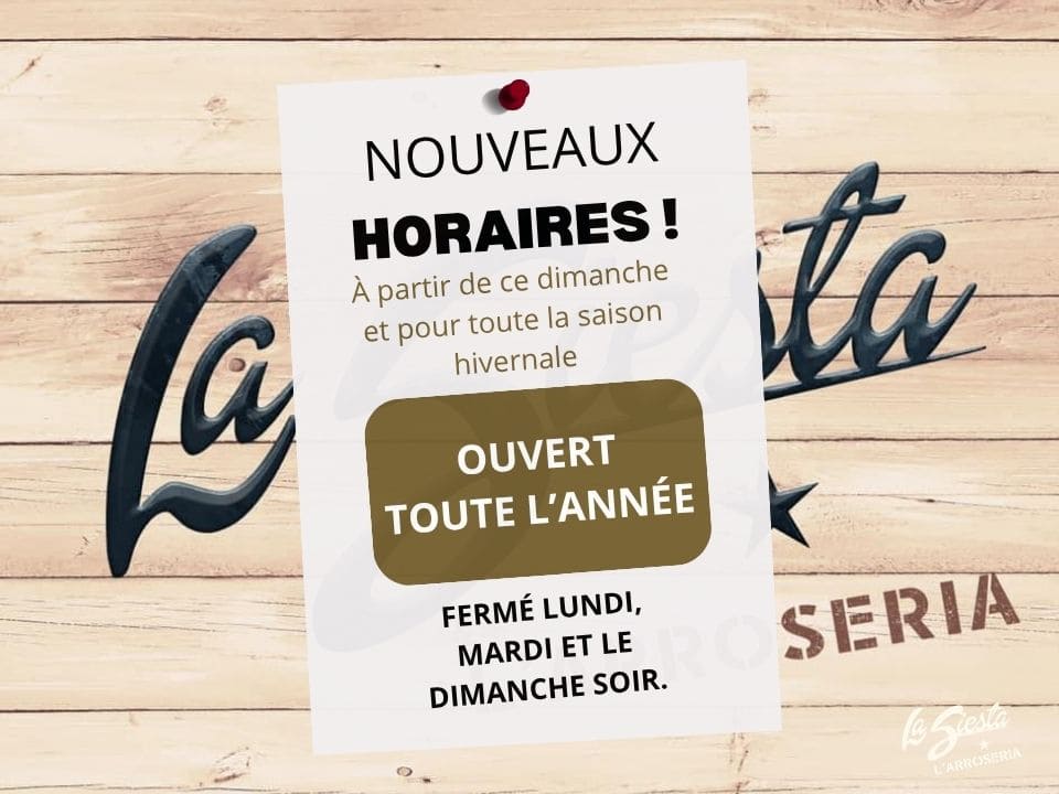 restaurant ouvert toute l'année à canet en roussillon la siesta